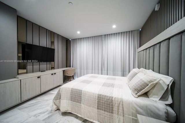 851 NE 1st Ave Unit 4811, Miami, FL 33132 - bedroom featuring recessed lighting