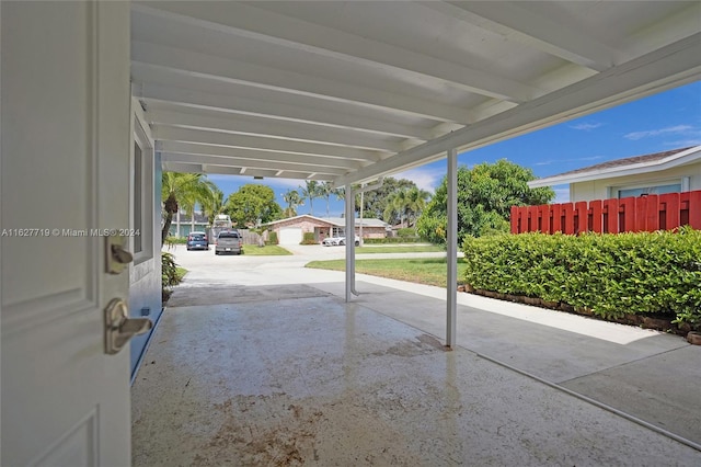 view of patio