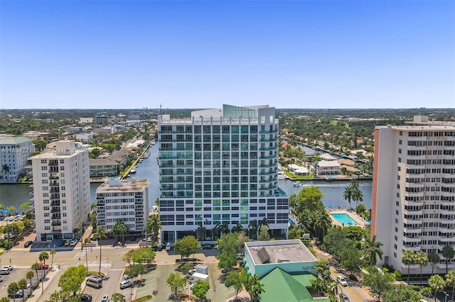 view of property featuring a water view