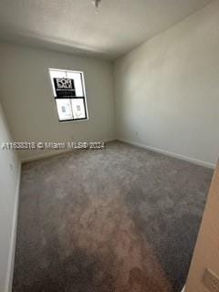 unfurnished room with carpet