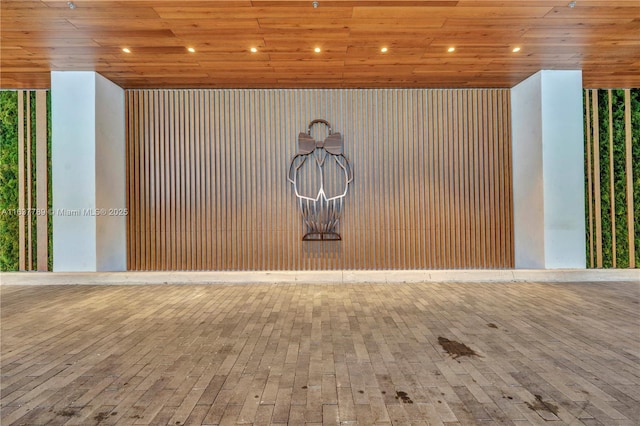 interior details with recessed lighting