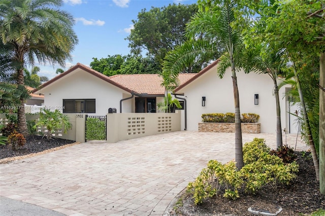 view of front of home