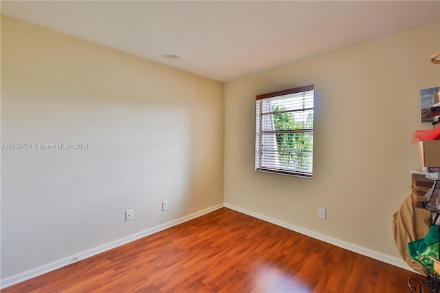 interior space featuring hardwood / wood-style floors