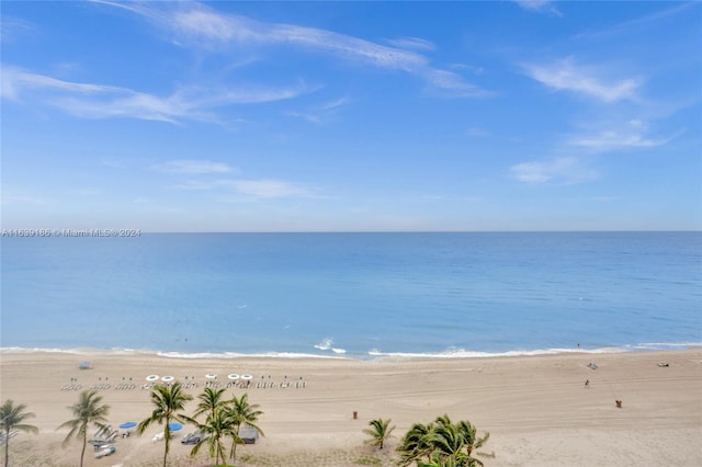 water view featuring a view of the beach