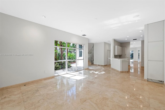 view of unfurnished living room