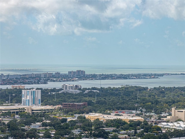 city view with a water view