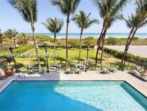 9195 Collins Ave Unit 801, Surfside, FL 33154 - pool with a water view