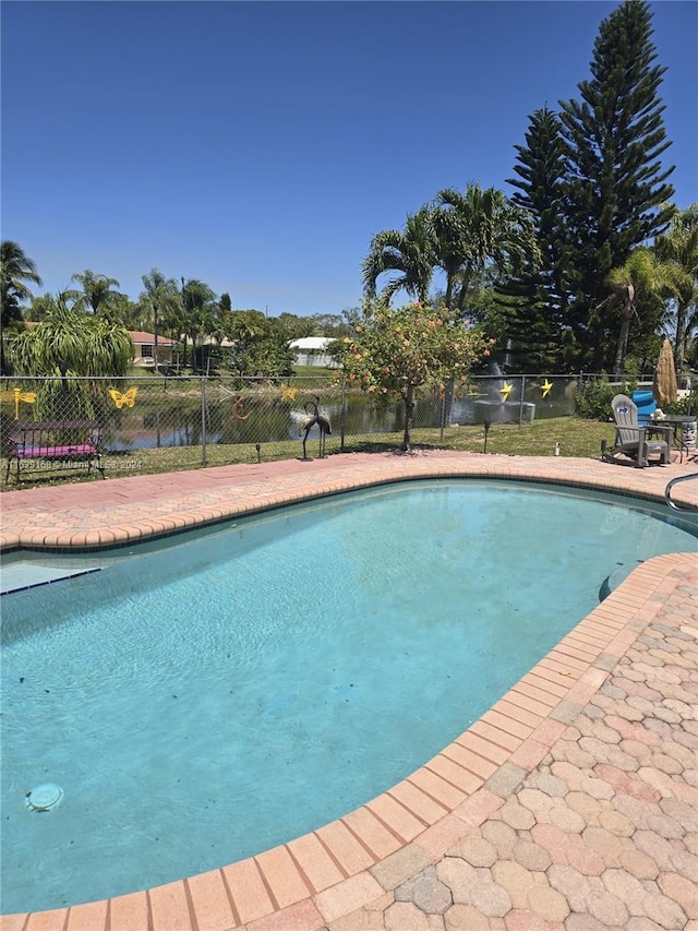 view of pool