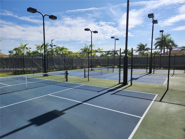 view of sport court