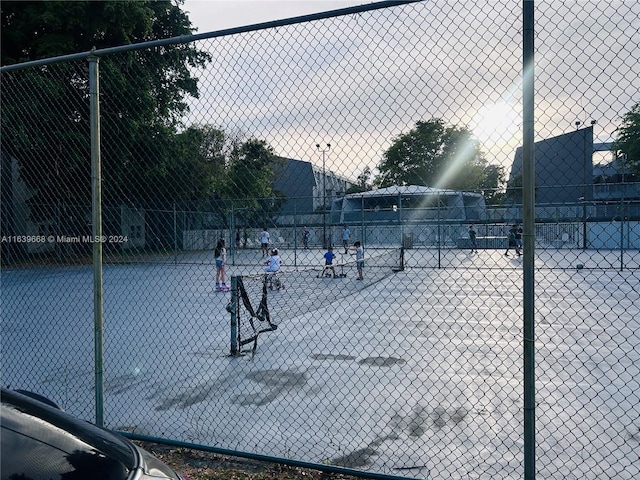 view of sport court