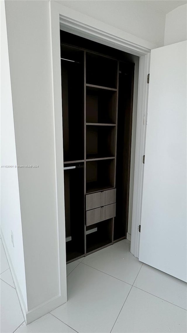 view of closet