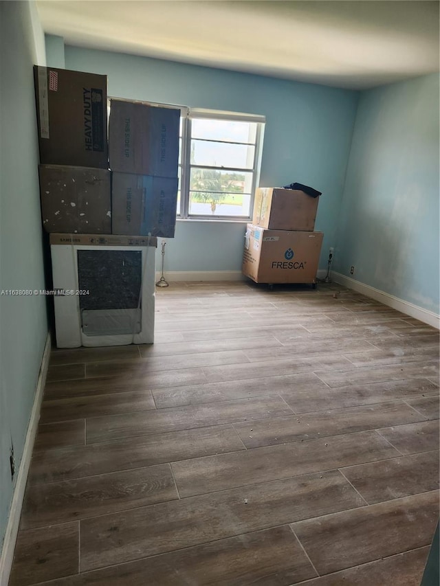 kitchen featuring hardwood / wood-style flooring