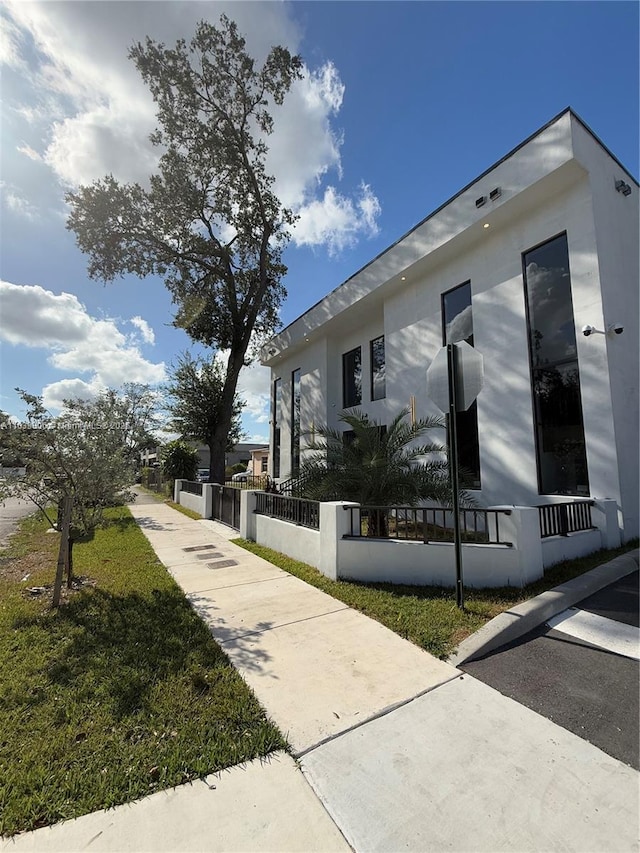 view of side of property