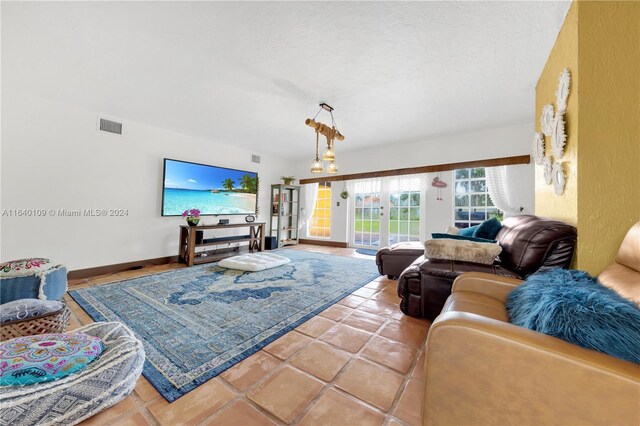 16255 SW 216th St, Miami, FL 33170 - living area with tile patterned flooring