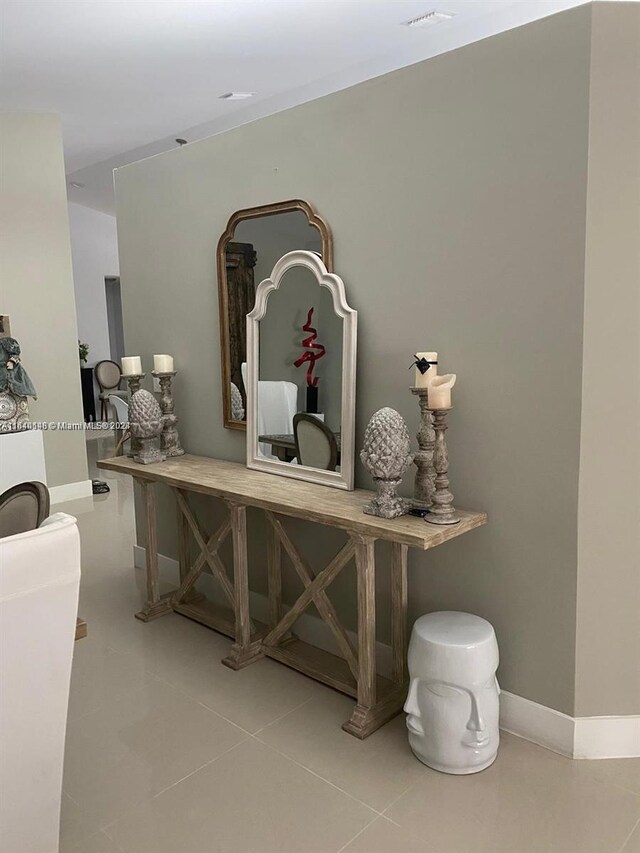 room details featuring tile patterned flooring