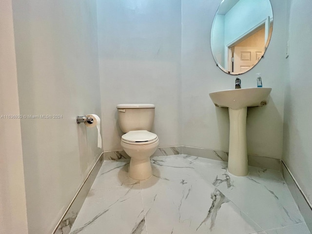 bathroom with toilet