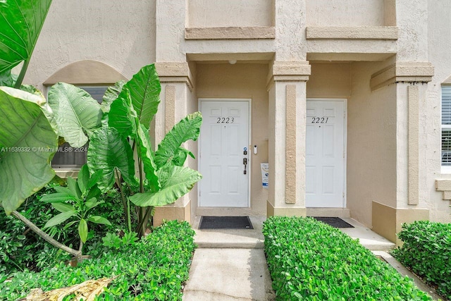 view of entrance to property