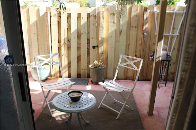 view of patio / terrace