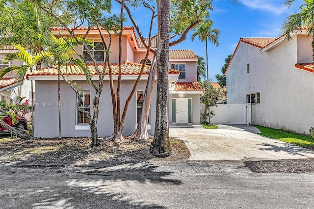 view of front of home