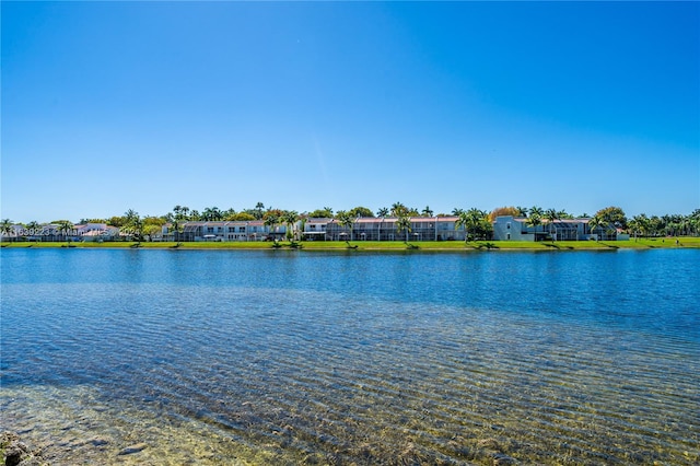 water view with a residential view