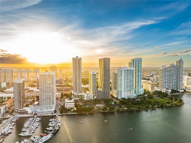 1750 N Bayshore Dr Unit 2708, Miami, FL 33132 - view of city skyline featuring a nearby body of water