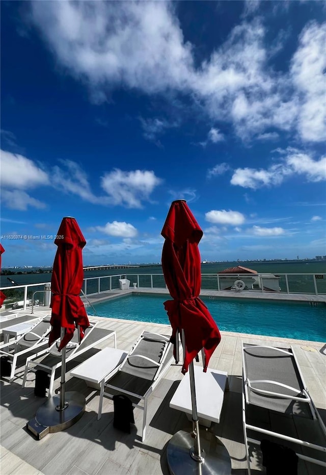 601 NE 27th St Unit 1206, Miami, FL 33137 - community pool with a water view