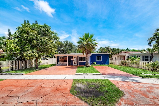 view of ranch-style house