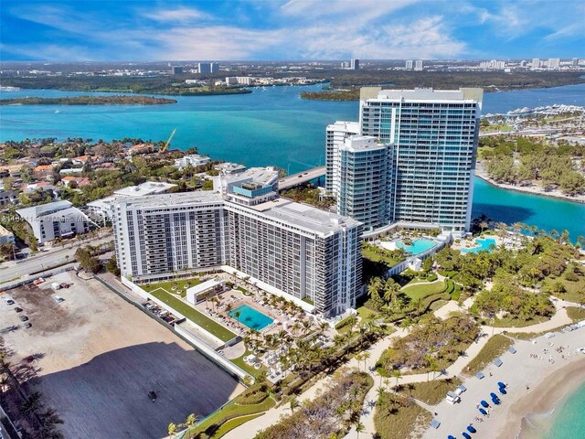 10275 Collins Ave Unit 415, Bal Harbour, FL 33154 - view of urban area with a pool and a large body of water