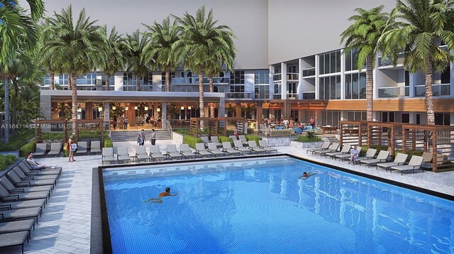 10275 Collins Ave Unit 415, Bal Harbour, FL 33154 - view of community pool