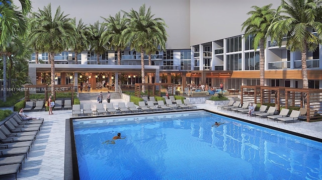 view of community pool