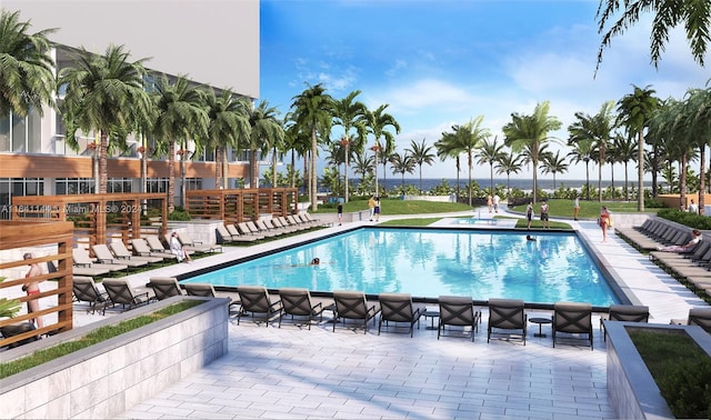 view of community pool