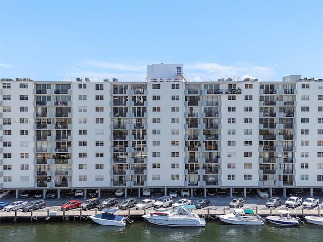 view of property featuring a water view