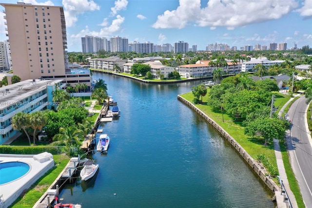 property view of water