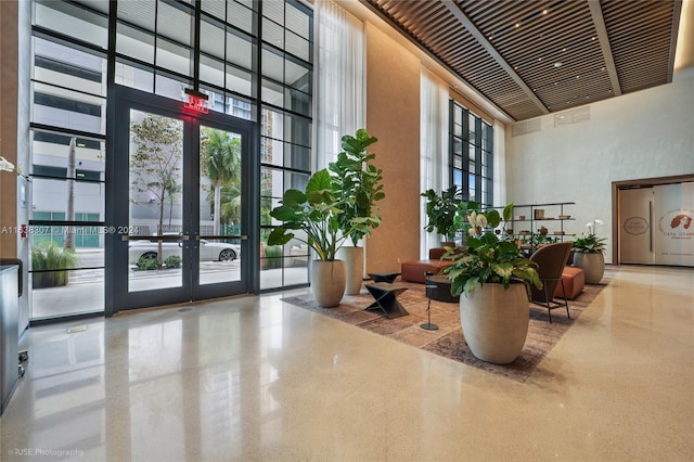 view of building lobby