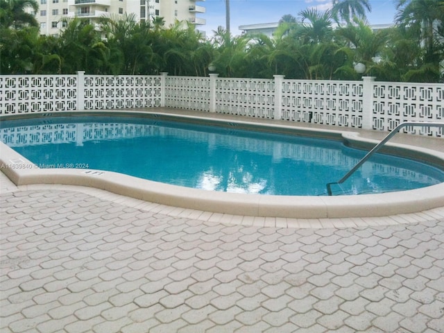 view of pool