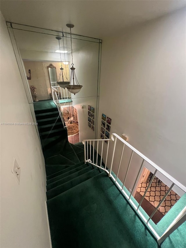 view of stairs