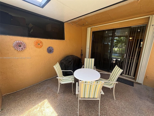 view of patio / terrace featuring outdoor dining space