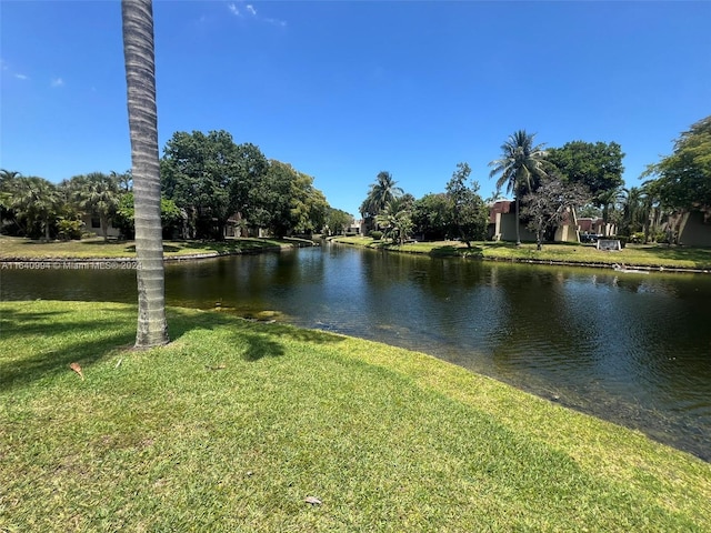 view of water feature