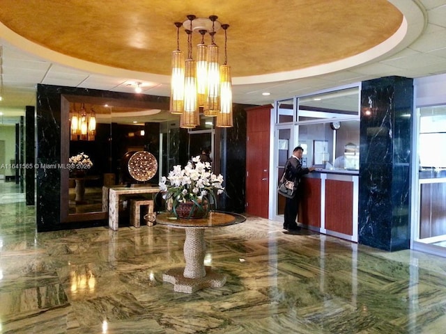 view of community lobby