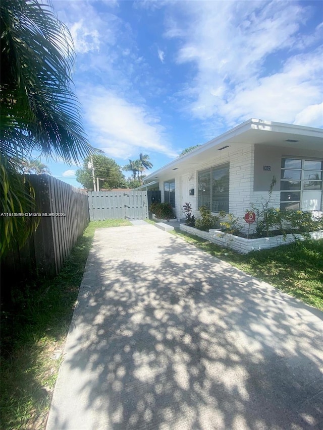 view of side of property