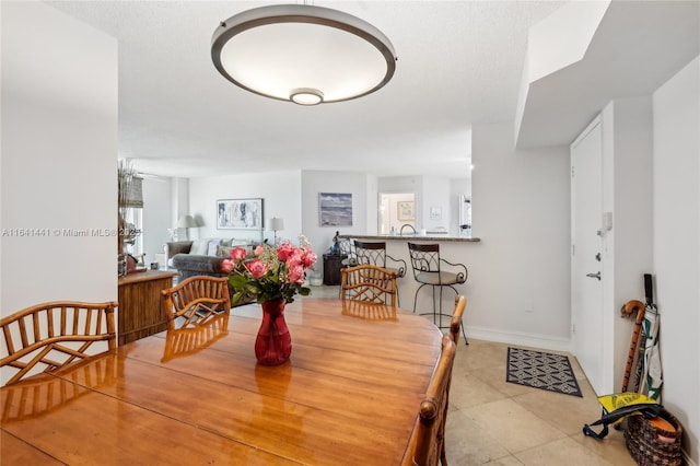 dining area with baseboards