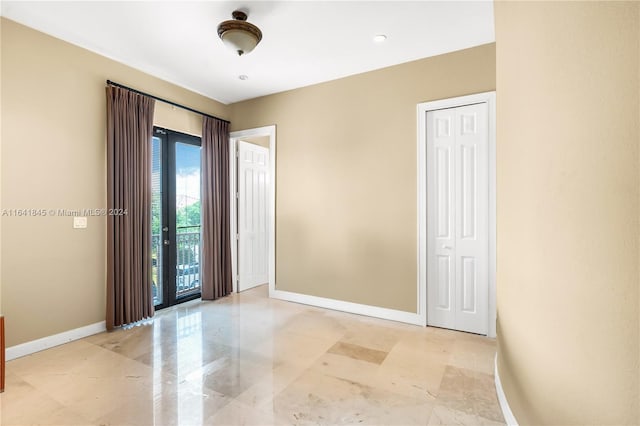 view of tiled empty room