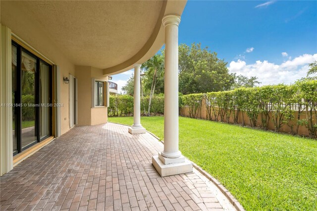 view of patio