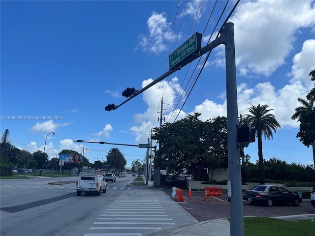 view of road