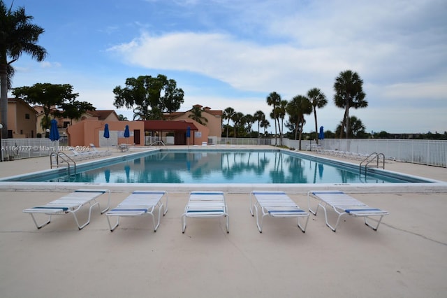 view of pool