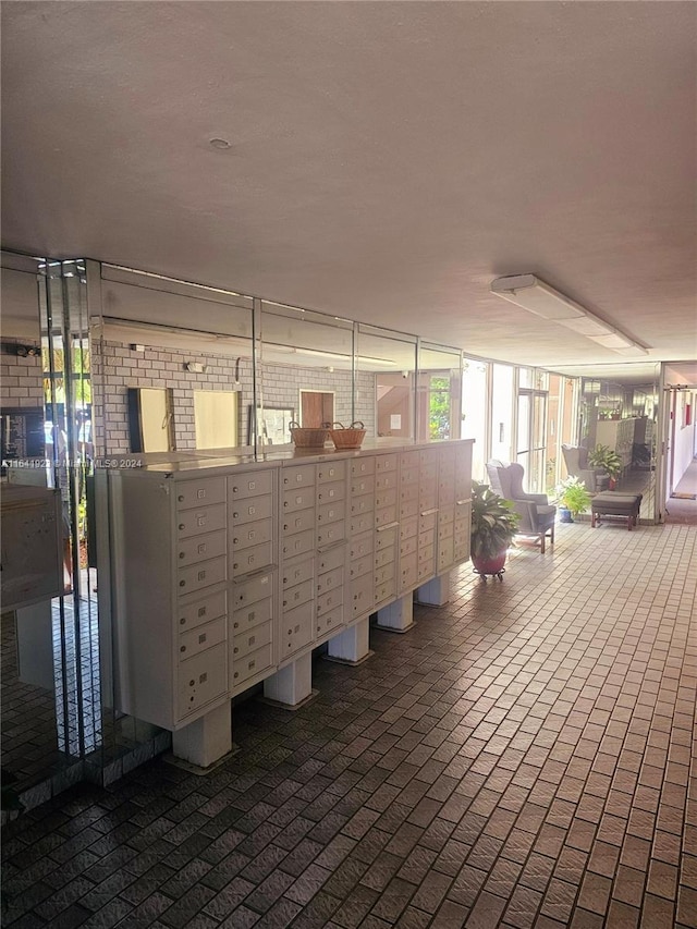 exterior space with mail boxes