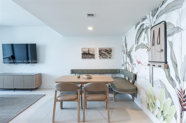 view of dining area