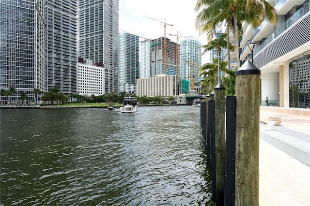 view of water feature