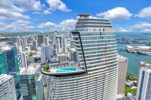 view of city featuring a water view