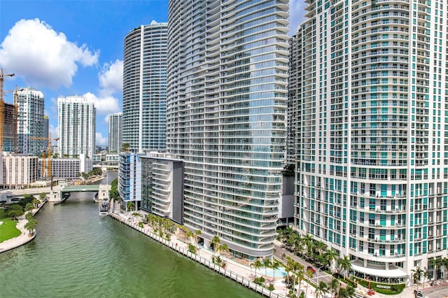 view of property featuring a water view